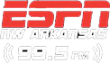 ESPN logo with the radio station number underneath it.